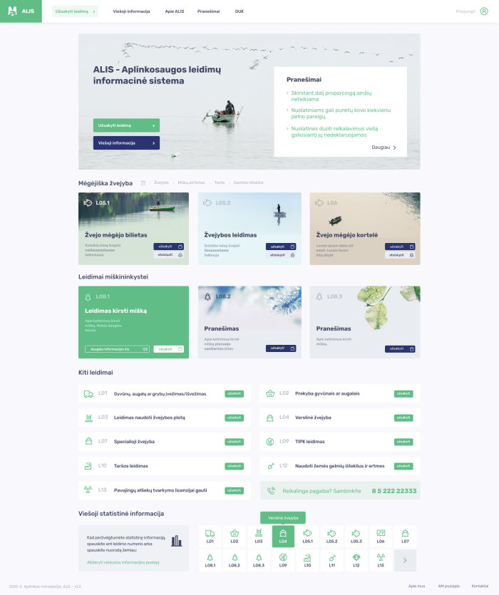 ALIS - index page