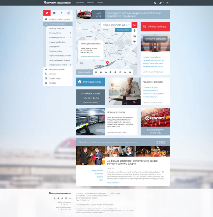 Litrail - cargo category index page