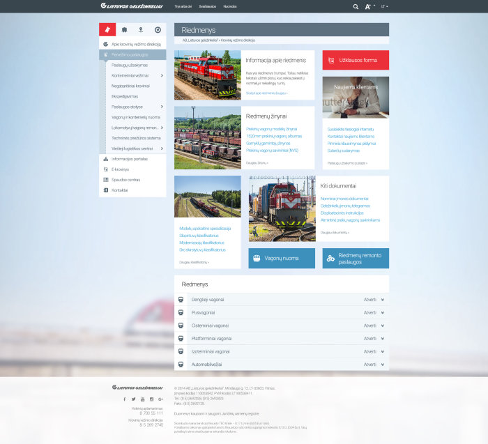 Litrail - rolling stock page